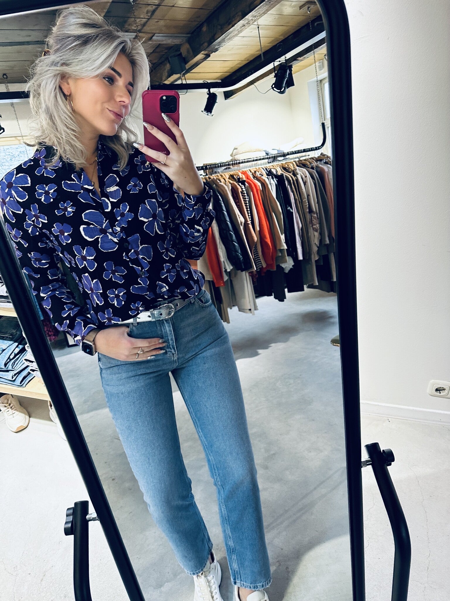 Lola Straight - Vintage Blue