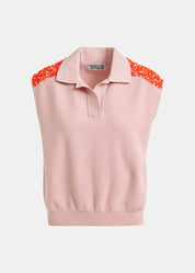 Joline Embroidered Knit Polo