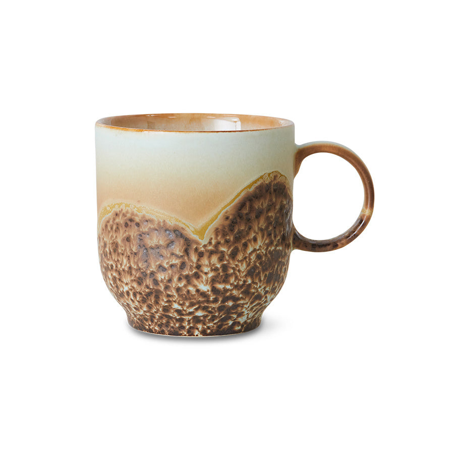 KST0010 70s ceramics: café mug, shell