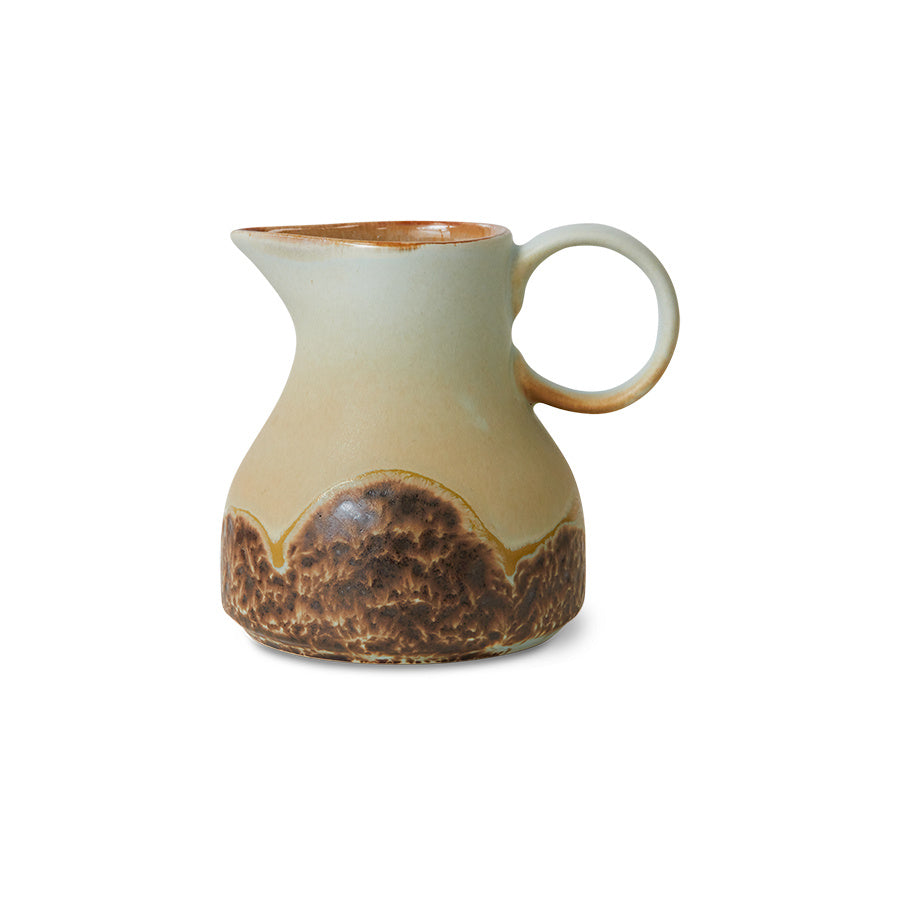 KST0046 70s ceramics: milk jug, shell