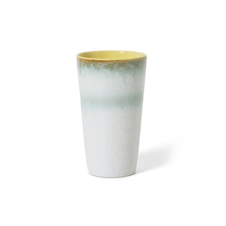 70s ceramics latte mug