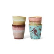 70s ceramics: ristretto mugs (set of 4)