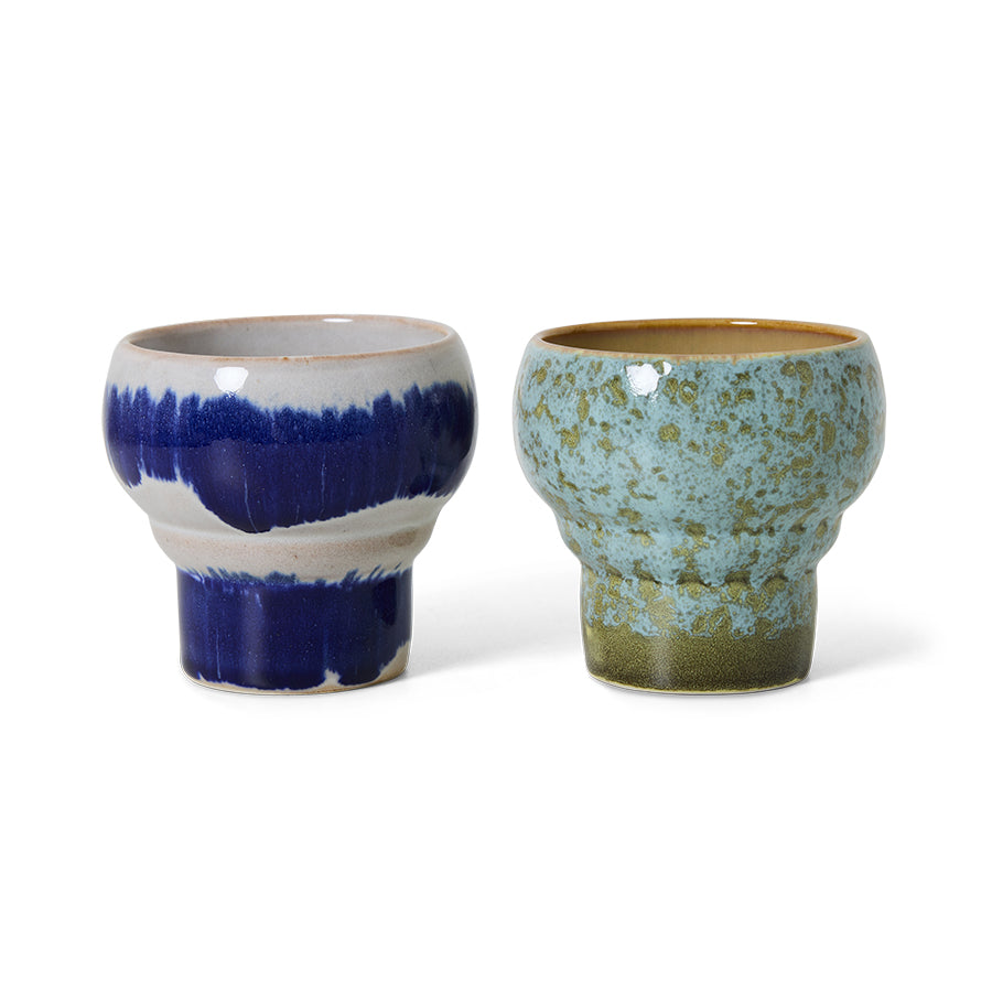 70s ceramics: lungo mugs