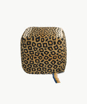 Leopard pouf small
