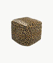 Leopard pouf small