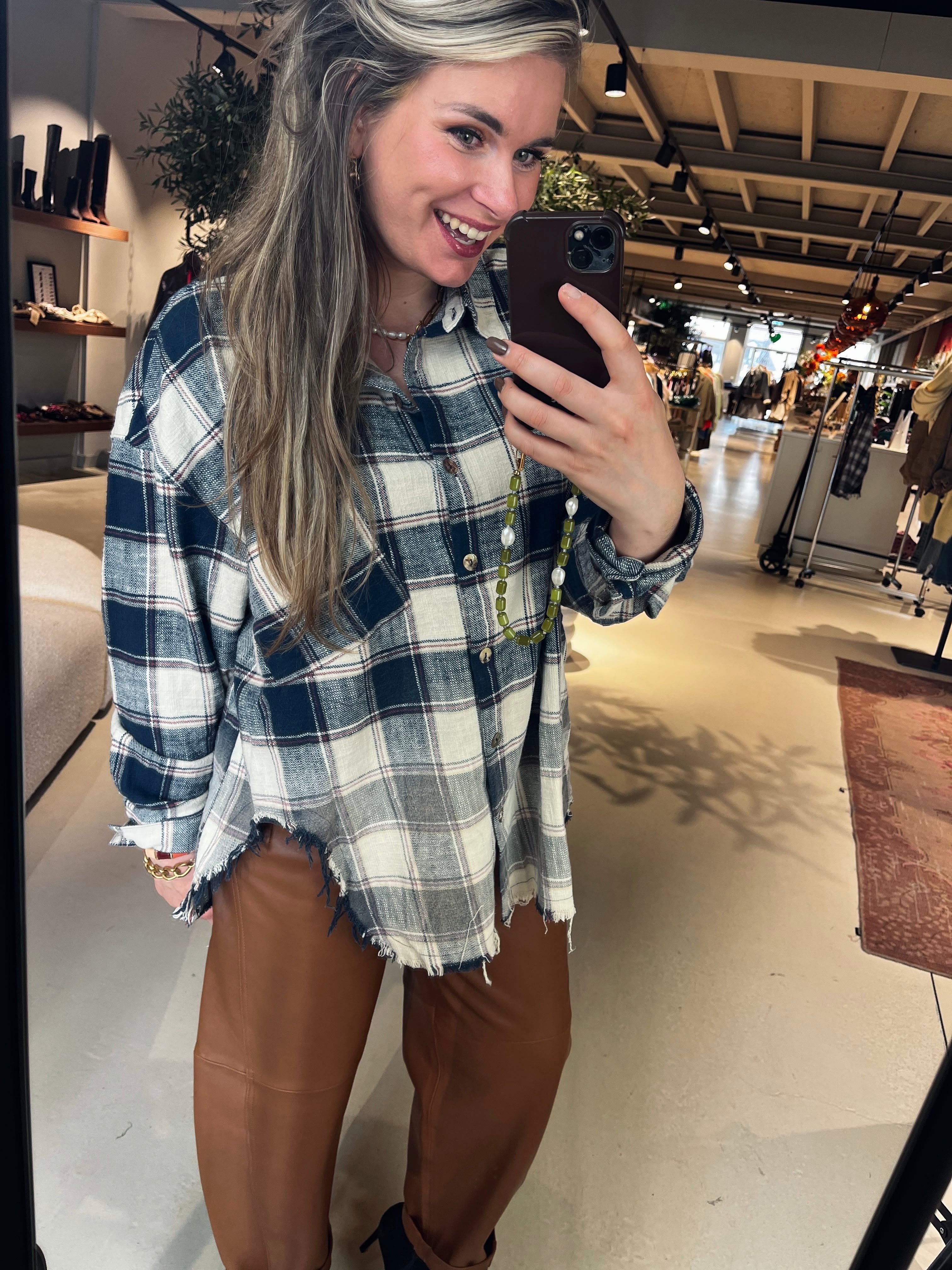 Cutaway Bleached Flannel Shirt