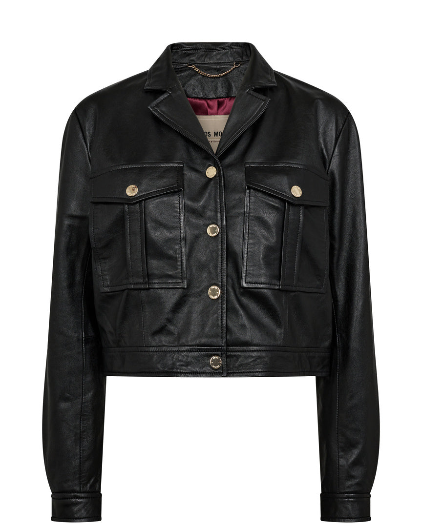 MMAllyn Leather Jacket - Black