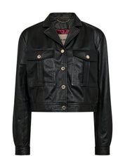 MMAllyn Leather Jacket - Black