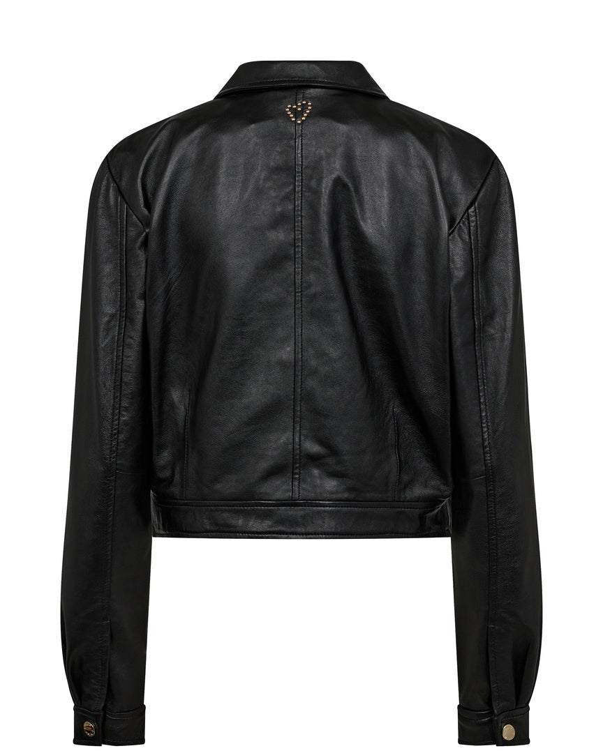 MMAllyn Leather Jacket - Black
