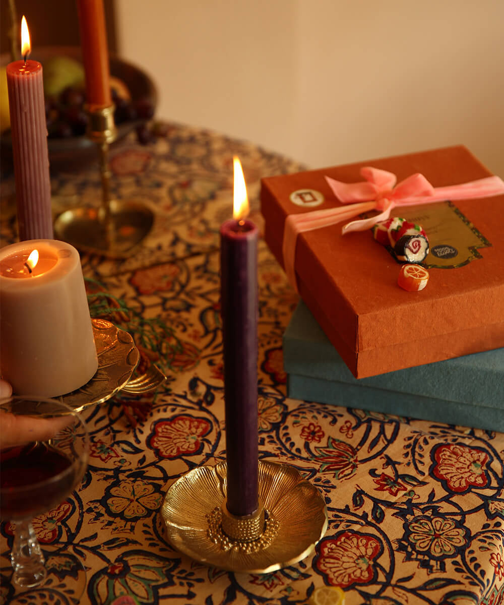 Mia poppy candle holder