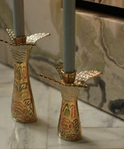 Miracle fish candle holder large