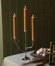 Misty triple candle holder
