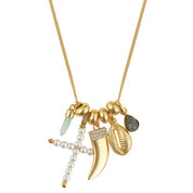 Ketting met heel veel bedels