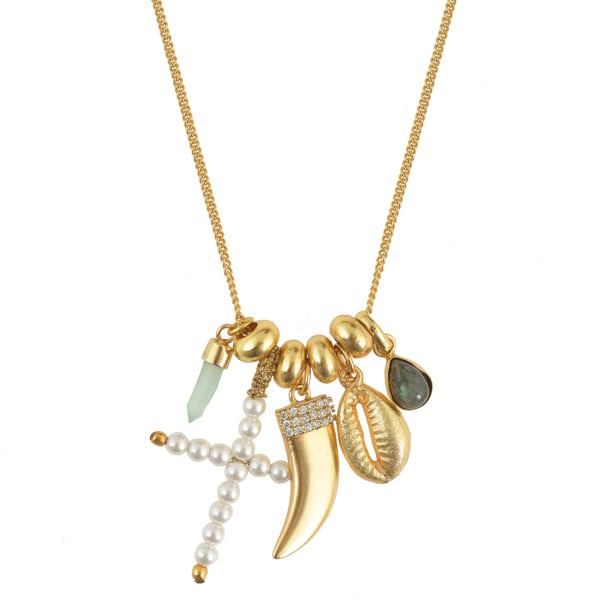 Ketting met heel veel bedels