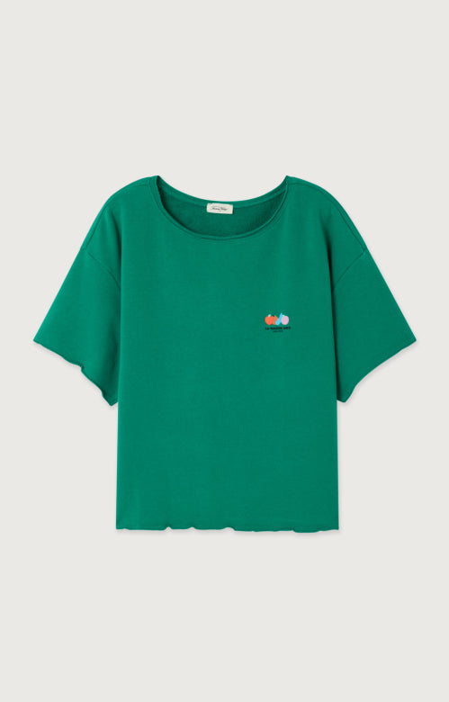 Atubay T-shirt met laag uitgesneden halslijn American Vintage