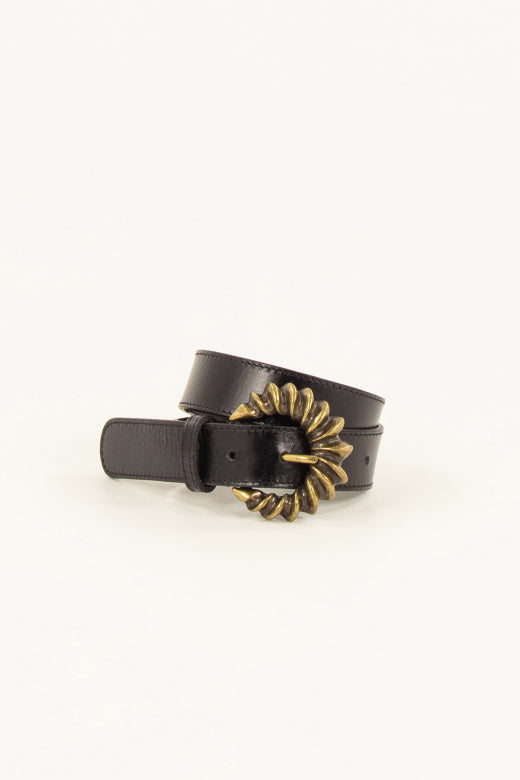 Arcea Leather Belt Large Buckle
