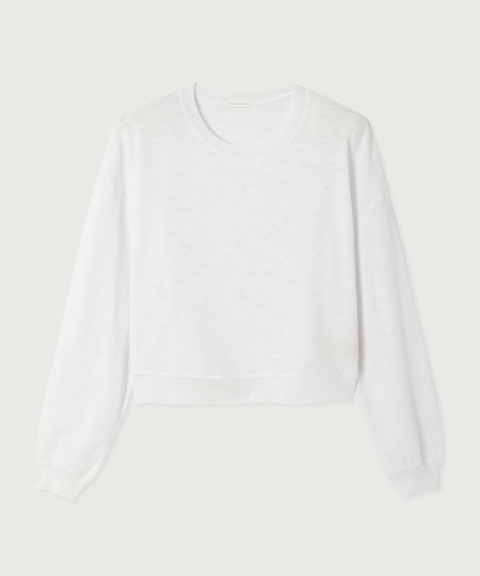 Sonoma T-shirts ML voor dames van American Vintage grijs wit