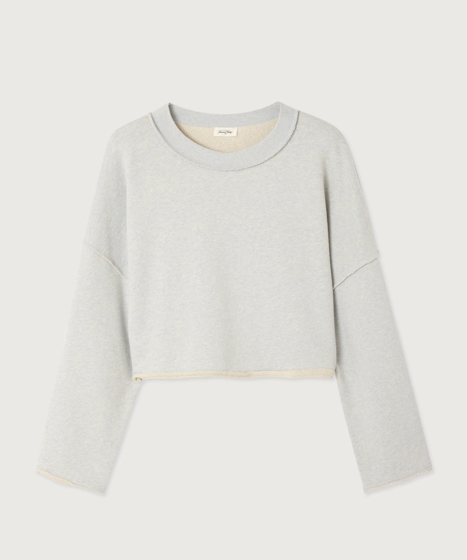 Dantown Sweater lichtgrijs voor dames van American Vintage