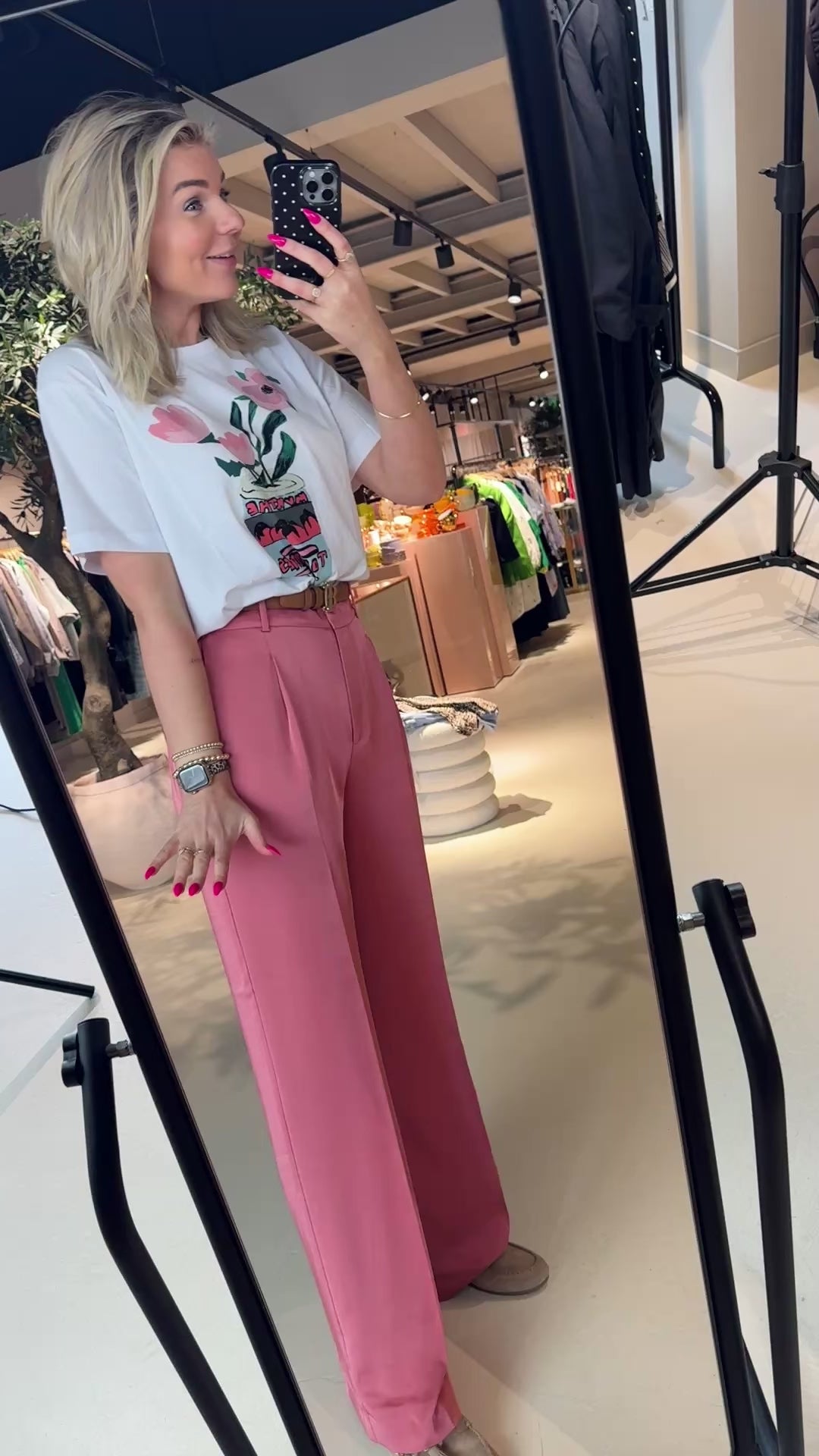 Jules satin smart pants