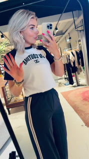 EdgeCC Block Tee - OffWhiteNavy