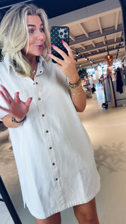 Lexia twill dress