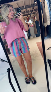Isa rainbow shorts