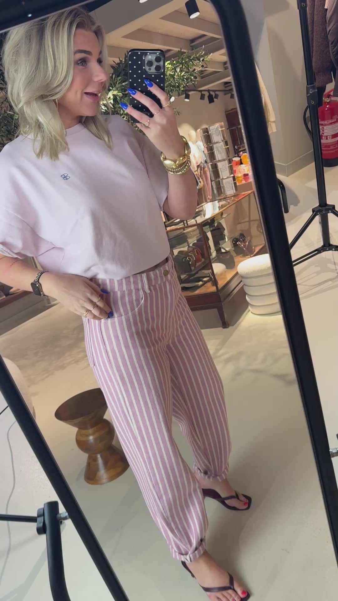 Lew pink rocky pants