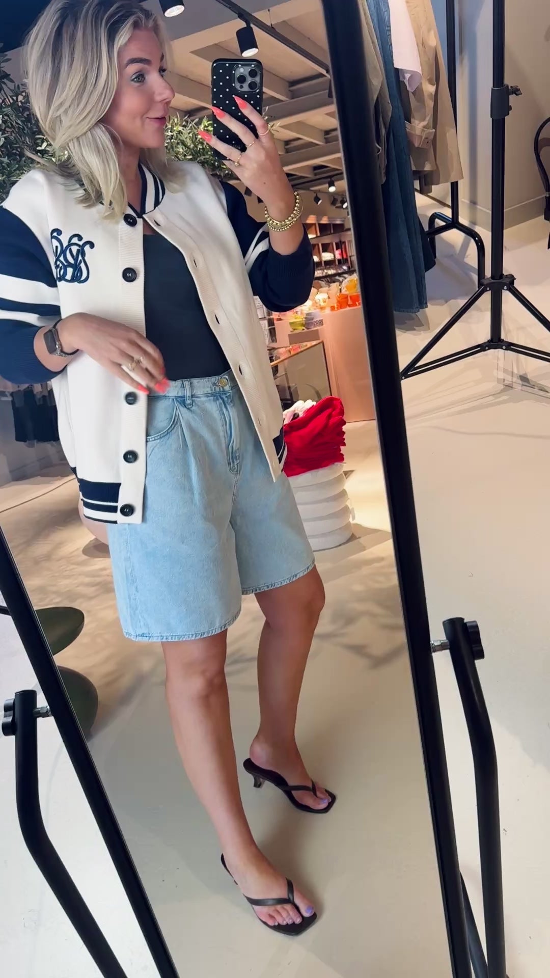 Elisa denim shorts