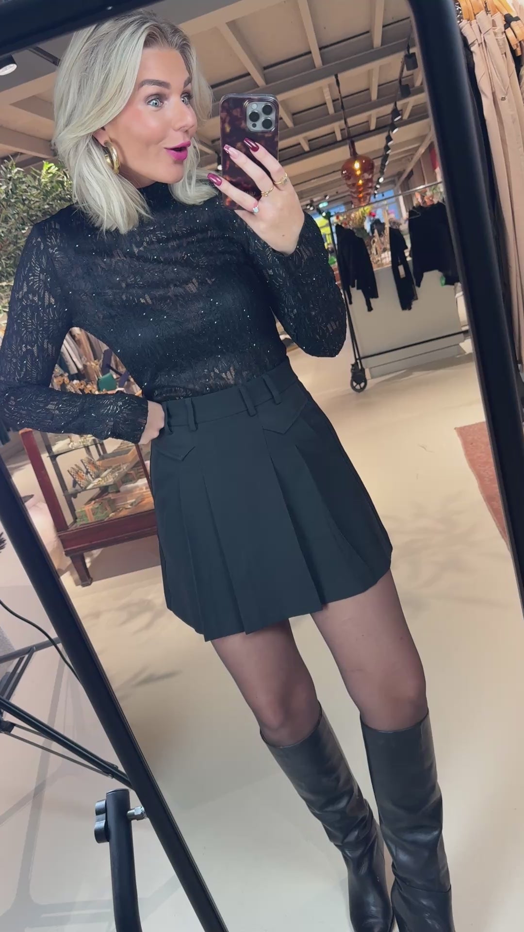 Dunja lace top