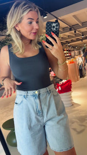 Elisa denim shorts