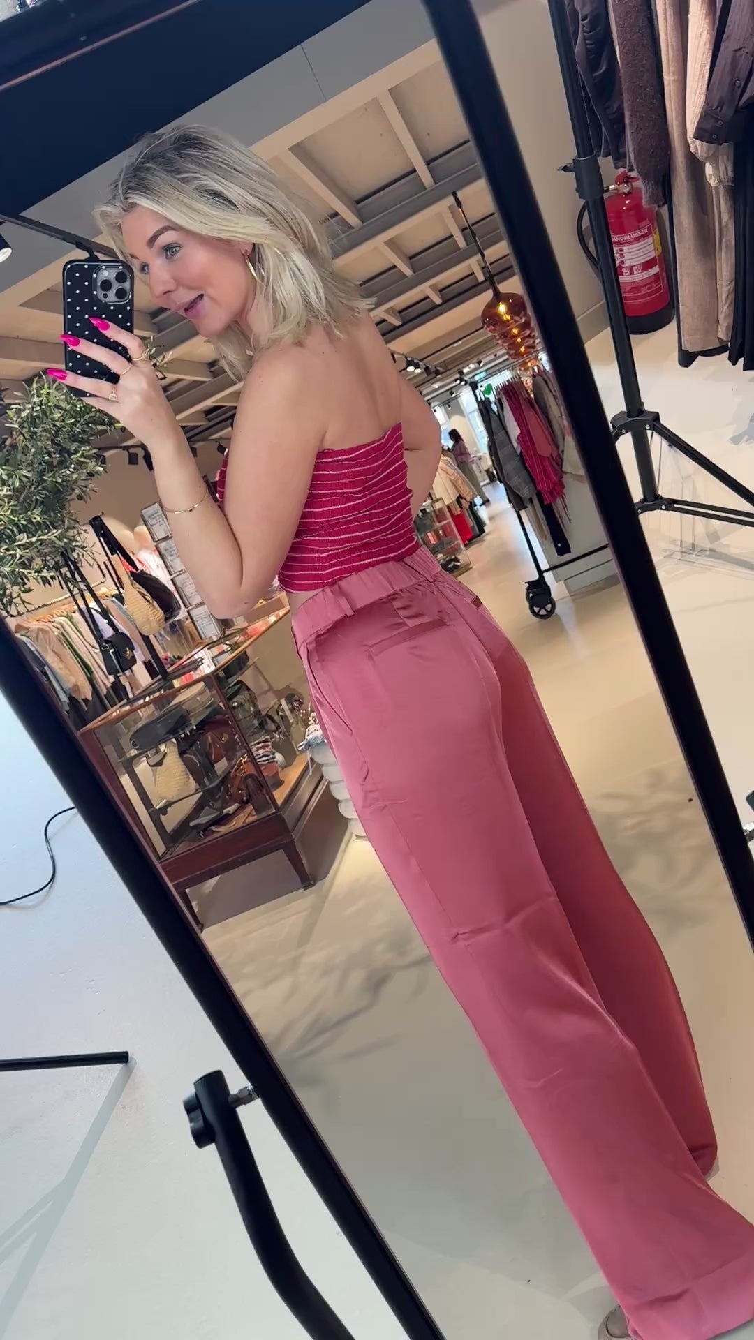 Jules satin smart pants