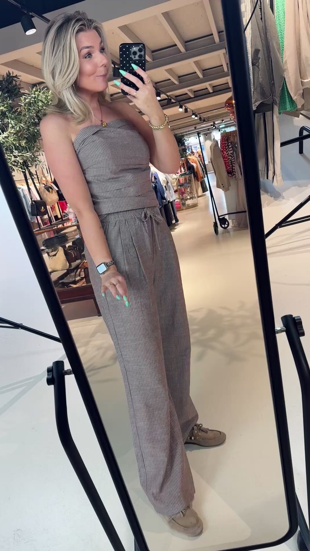 JihoCC Stripe LL Pant
