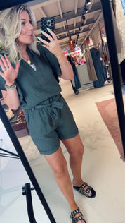 June linen shorts
