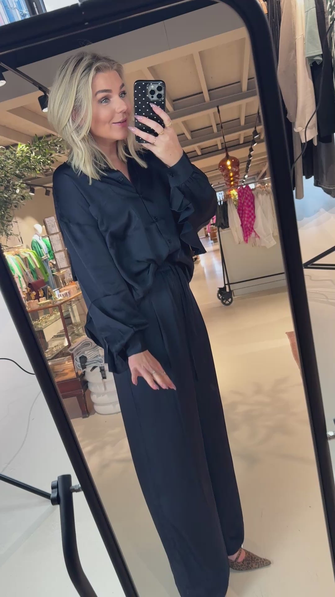 Julissa Wide Leg Track Pants