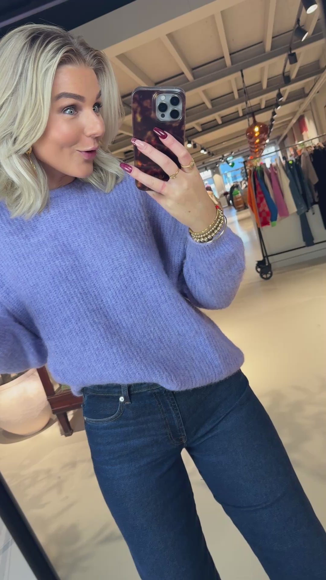 EAST18UH25 Pull - Lavande Pastel Chine