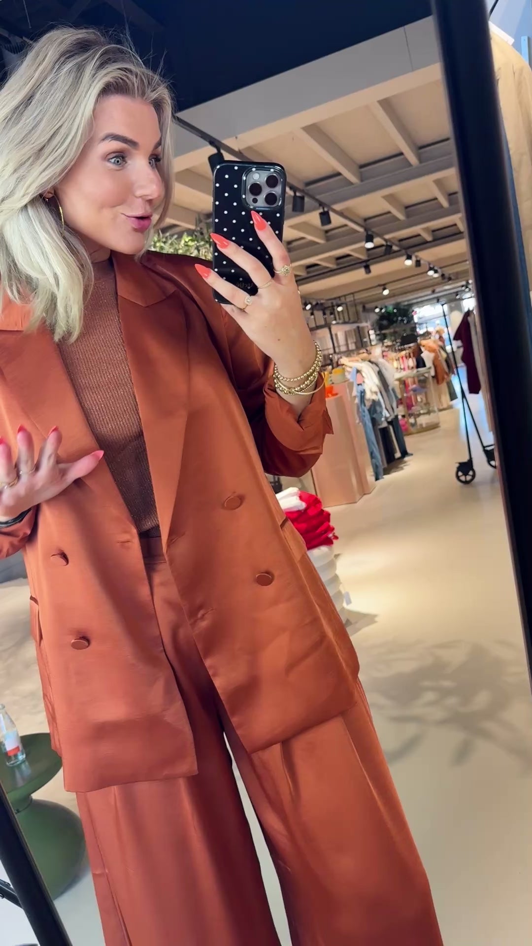 Sevigny relaxed satin blazer