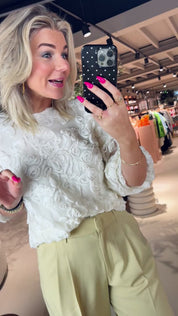 TessyCC Flower Blouse