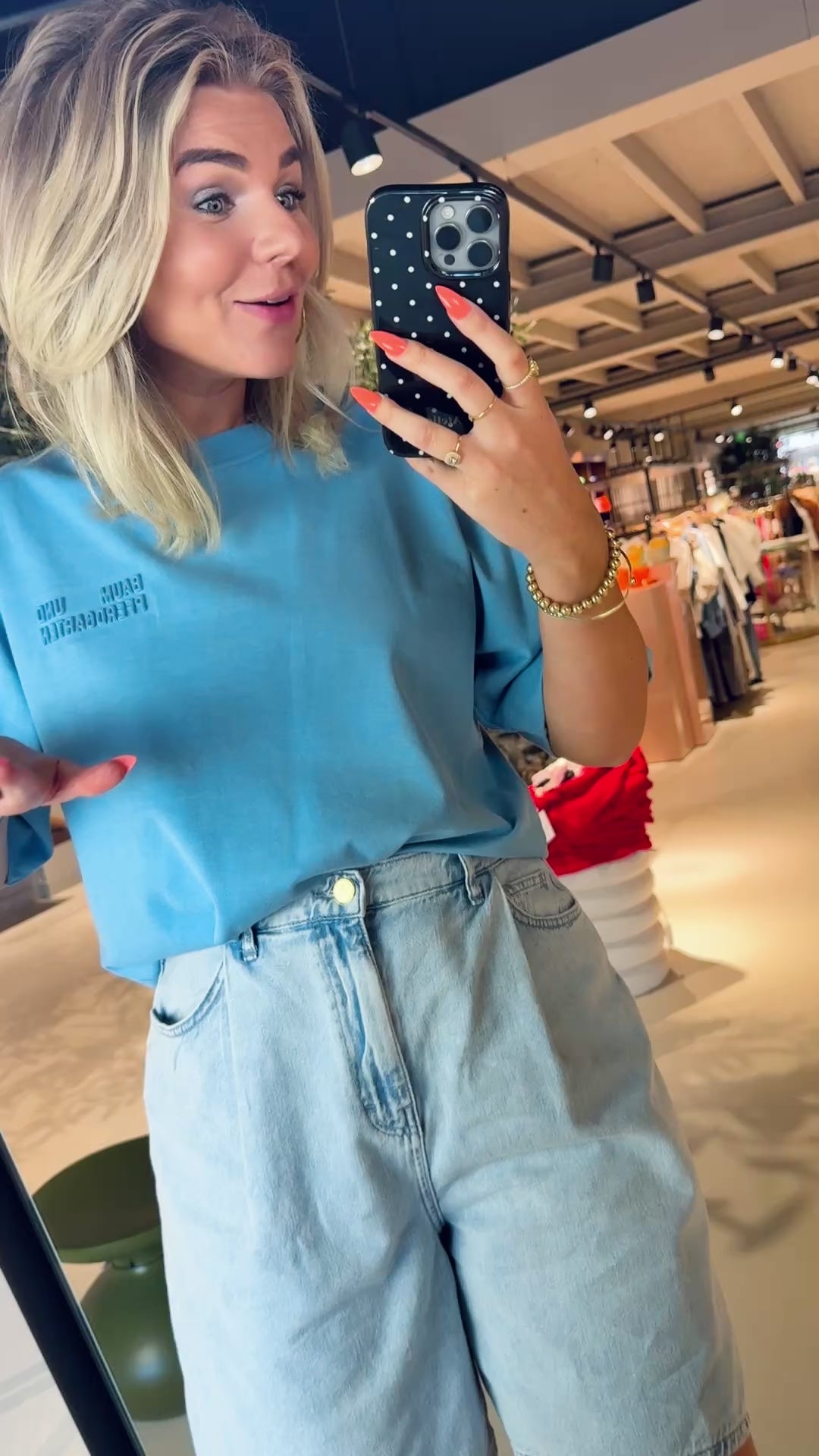 Elisa denim shorts