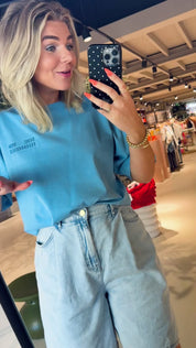 Elisa denim shorts