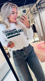 W25F1733 Longsleeve print - White forest