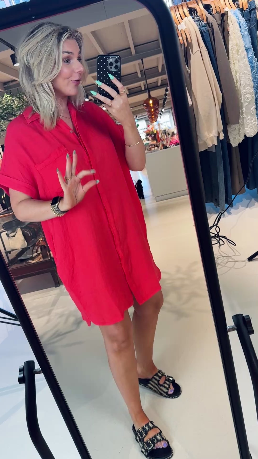 Hella linen dress