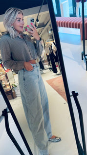 Maira Shirt - Mid Brown Melange