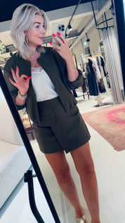 LunaCC Pocket Skirt - Military Olive