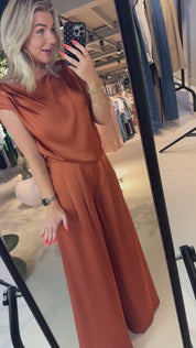 Roam satin drapey top