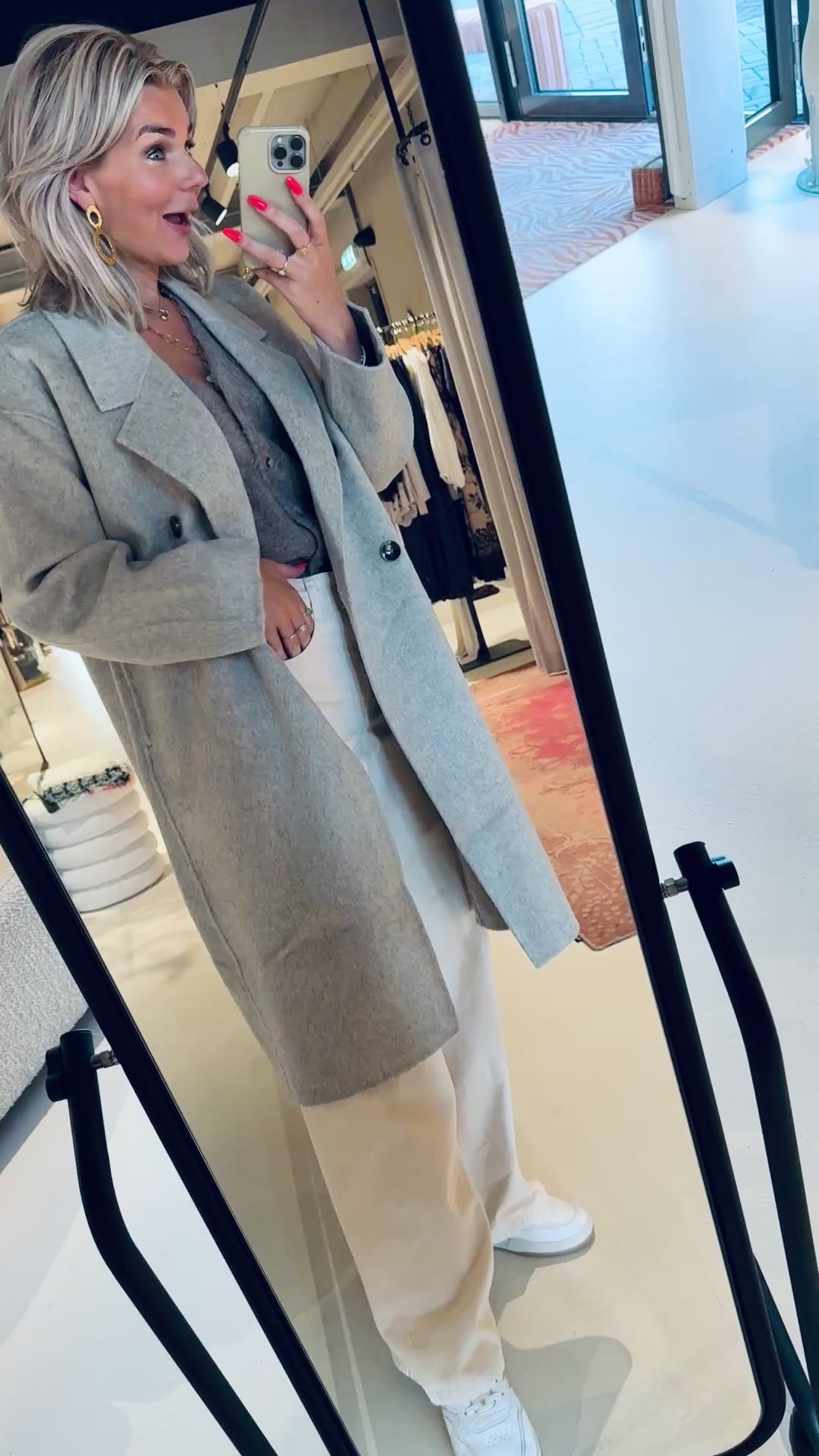 Nicole Coat - Greige