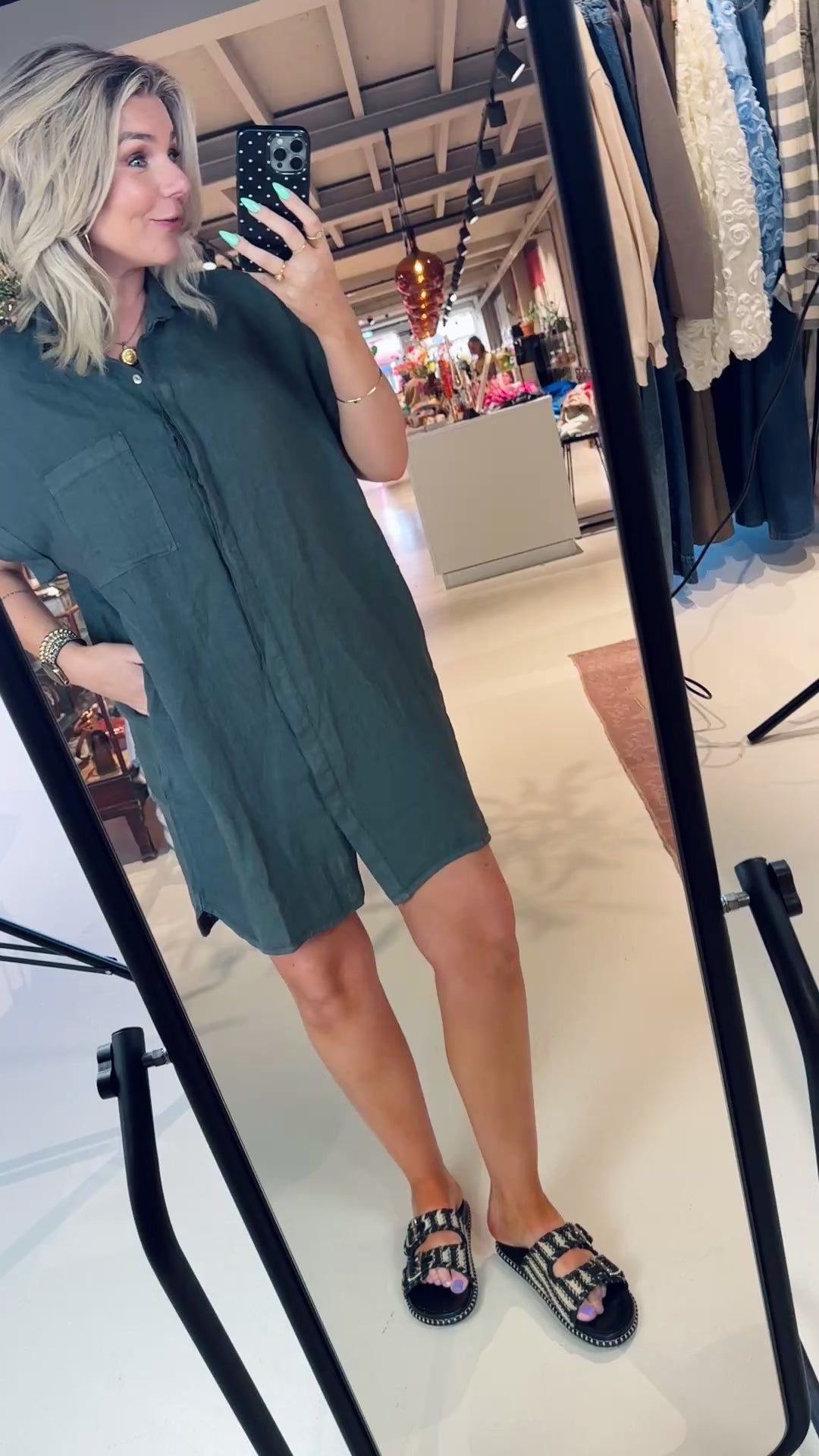 Hella linen dress