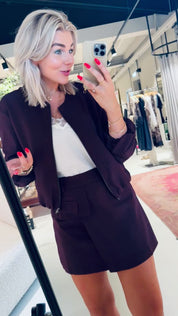 LunaCC Pocket Skirt - Winered