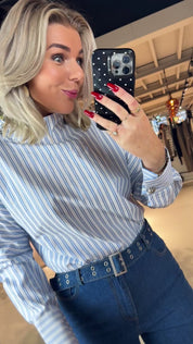 DevinCC AsymCC Button Blouse