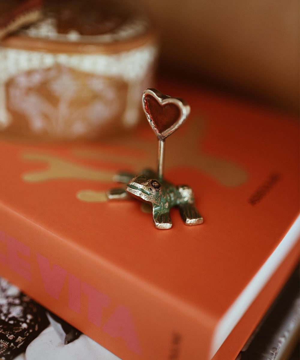 Robbie frog card holder