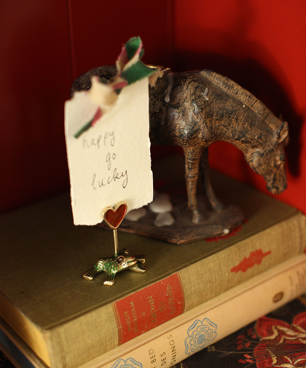 Robbie frog card holder